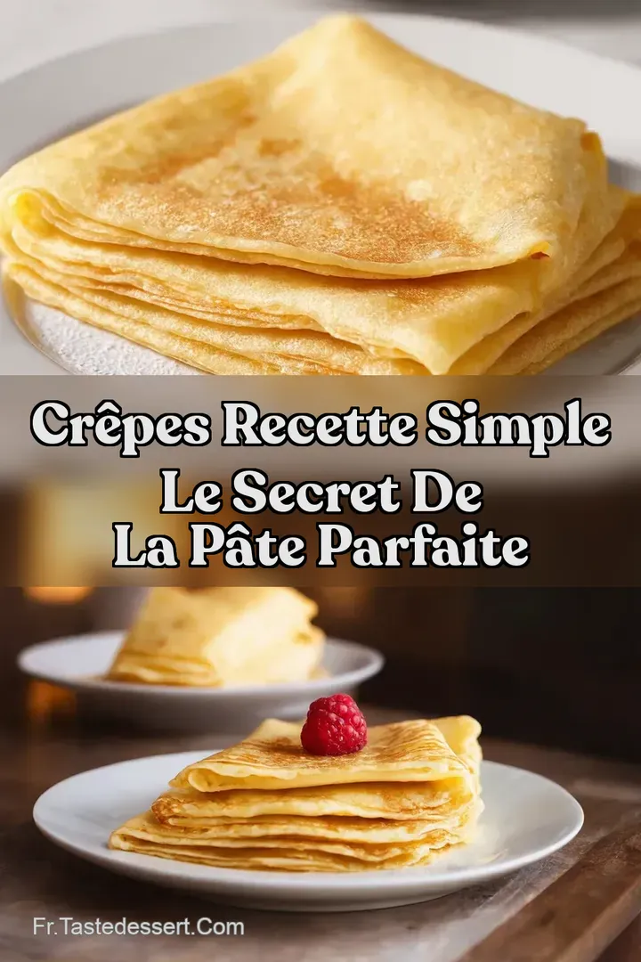 Cr&ecirc;pes Recette Simple Le Secret de la P&acirc;te Parfaite