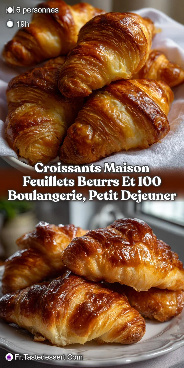 Croissants Maison Feuillets Beurrs Et 100 Boulangerie Petit Dejeuner
