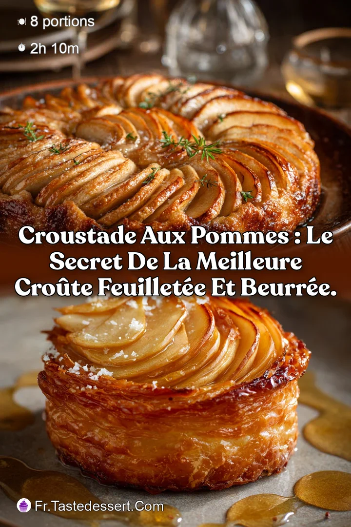Croustade aux Pommes : Le secret de la meilleure cro&ucirc;te feuillet&eacute;e et beurr&eacute;e.