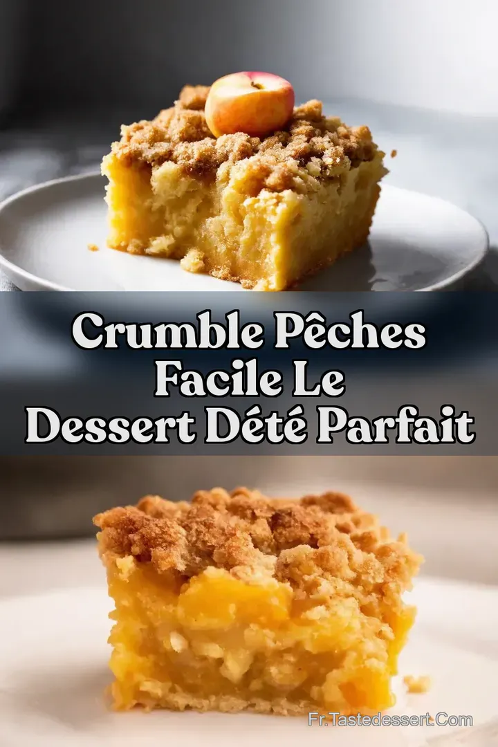 Crumble P&ecirc;ches Facile Le Dessert D&Eacute;t&eacute; Parfait