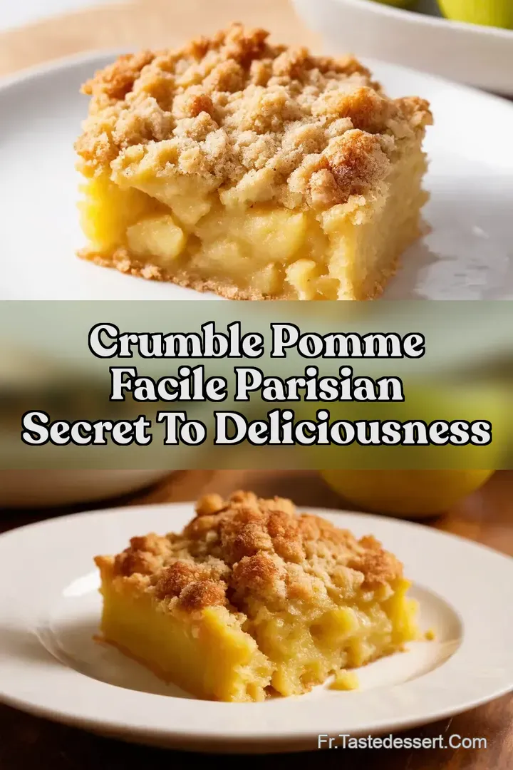 Crumble Pomme Facile Parisian Secret to Deliciousness