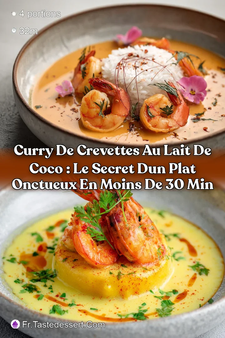 Curry de Crevettes au Lait de Coco : Le Secret dun Plat Onctueux en Moins de 30 Min