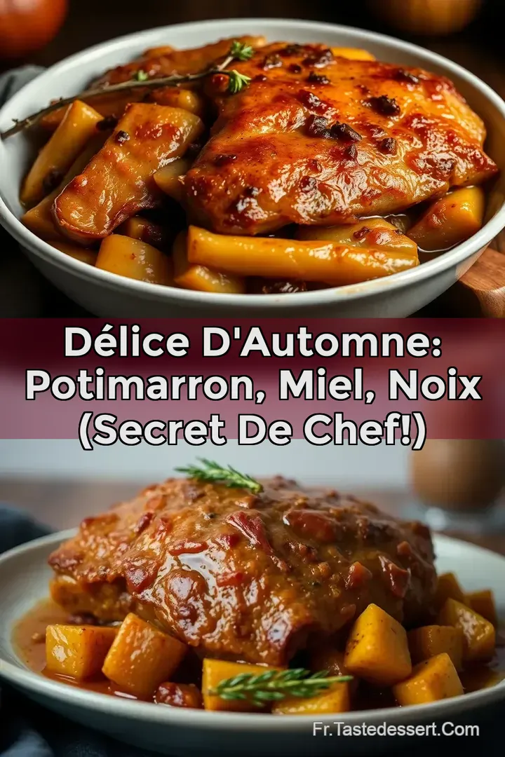 D&eacute;lice d Automne: Potimarron Miel Noix (Secret de Chef!)