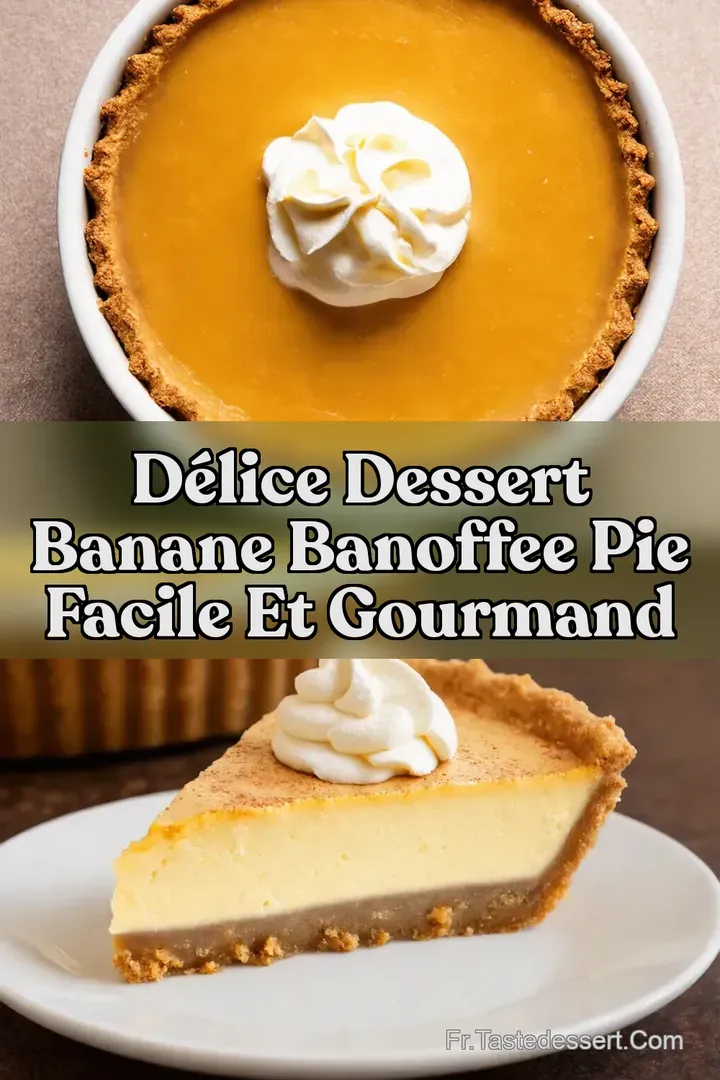 D&eacute;lice Dessert Banane Banoffee Pie Facile et Gourmand