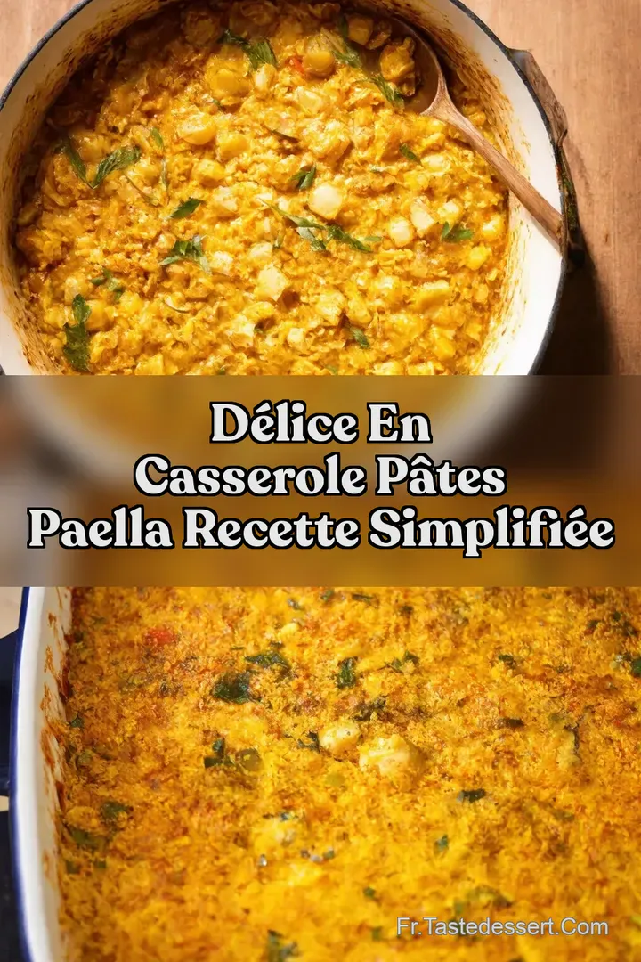 D&eacute;lice en Casserole P&acirc;tes Paella Recette Simplifi&eacute;e
