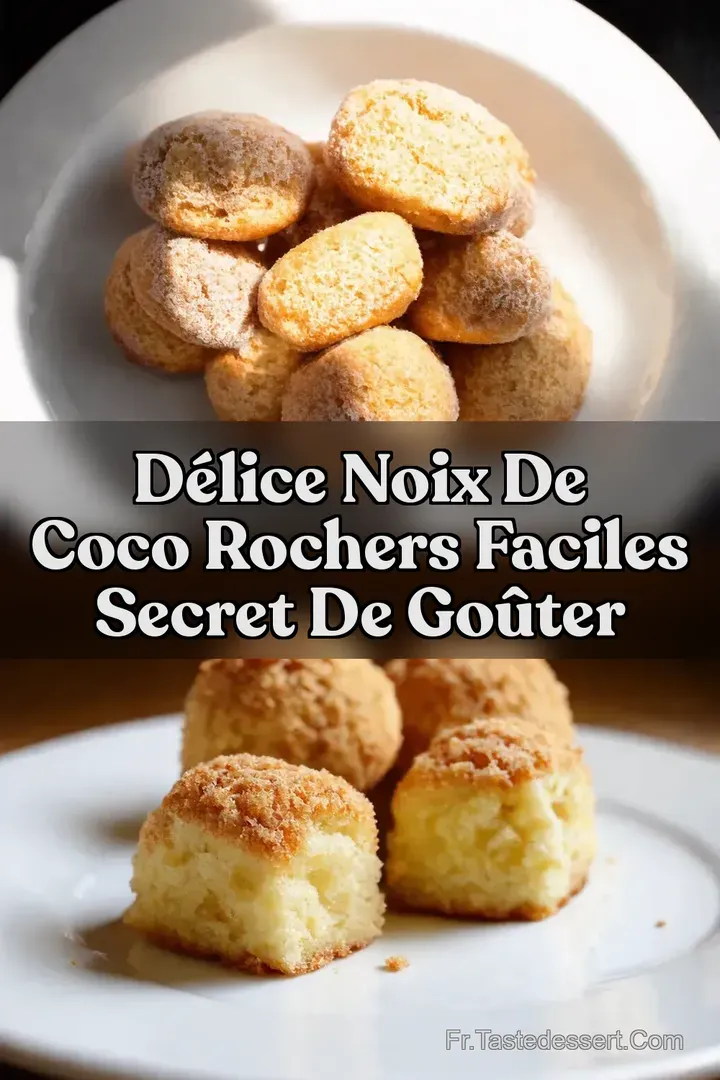 D&eacute;lice Noix de Coco Rochers Faciles Secret de Go&ucirc;ter
