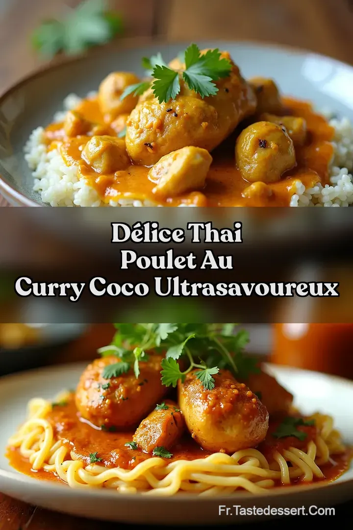 D&eacute;lice Thai Poulet au Curry Coco UltraSavoureux