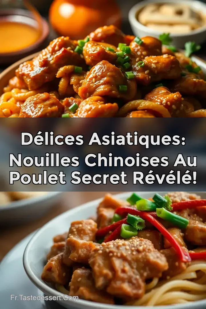 D&eacute;lices Asiatiques: Nouilles Chinoises au Poulet Secret R&eacute;v&eacute;l&eacute;!