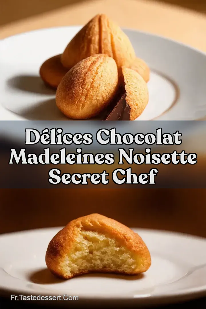 D&eacute;lices Chocolat Madeleines Noisette Secret Chef