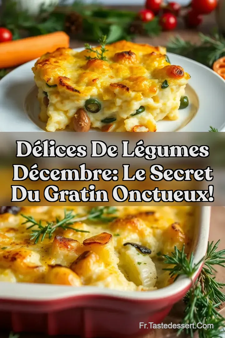 D&eacute;lices de L&eacute;gumes D&eacute;cembre: Le Secret du Gratin Onctueux!