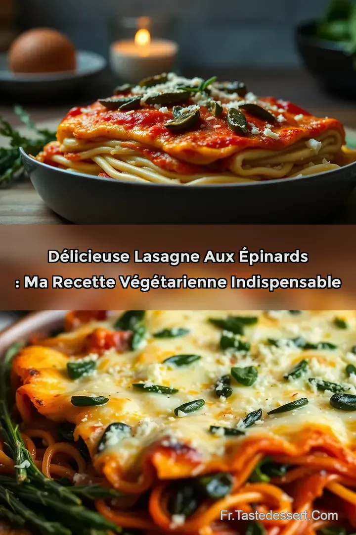D&eacute;licieuse Lasagne aux &Eacute;pinards : Ma Recette V&eacute;g&eacute;tarienne Indispensable