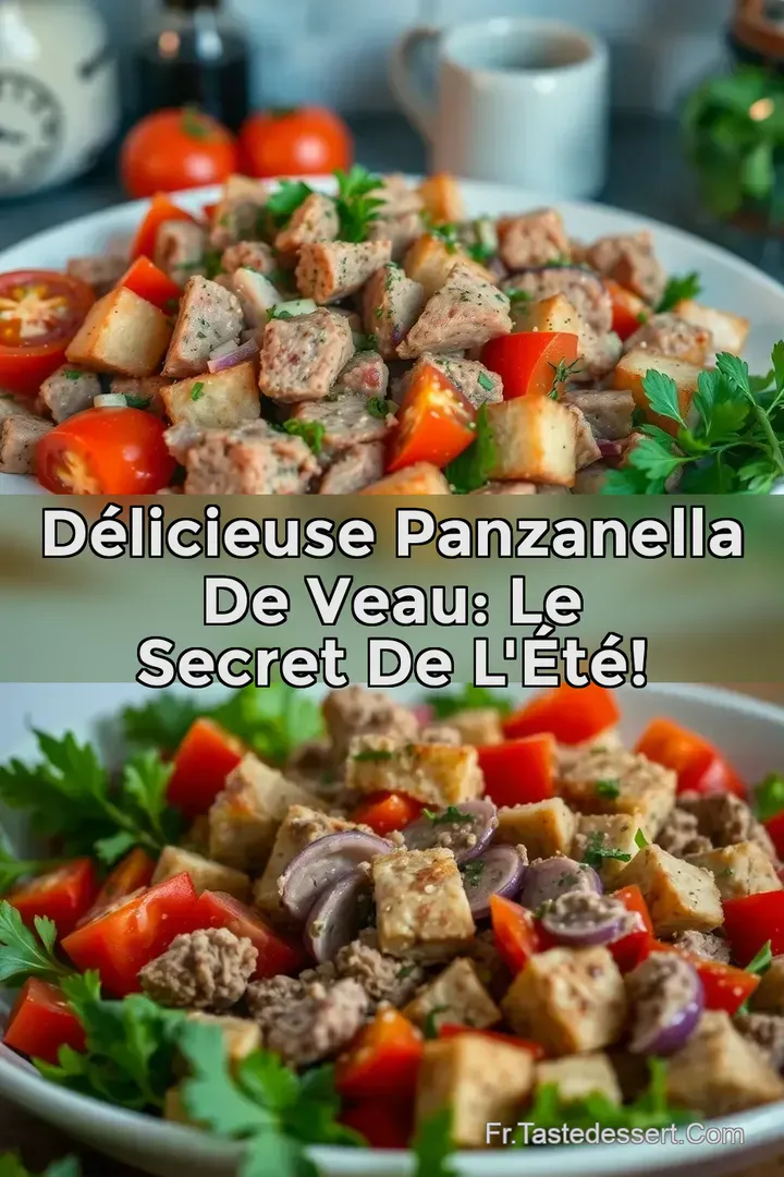 D&eacute;licieuse Panzanella de Veau: LE secret de l &eacute;t&eacute;!