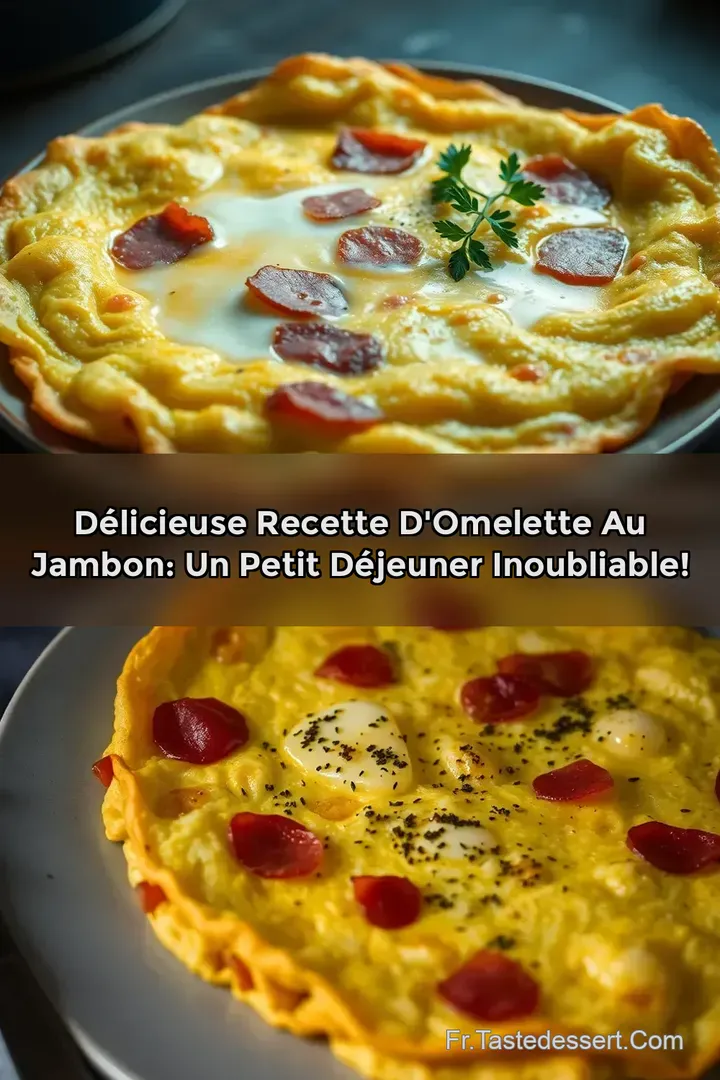 D&eacute;licieuse Recette d Omelette au Jambon: Un Petit D&eacute;jeuner Inoubliable!