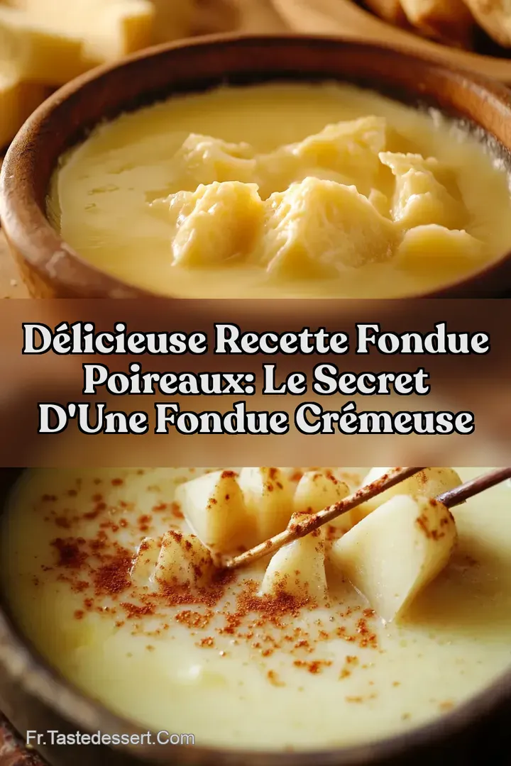 D&eacute;licieuse Recette Fondue Poireaux: Le Secret d une Fondue Cr&eacute;meuse