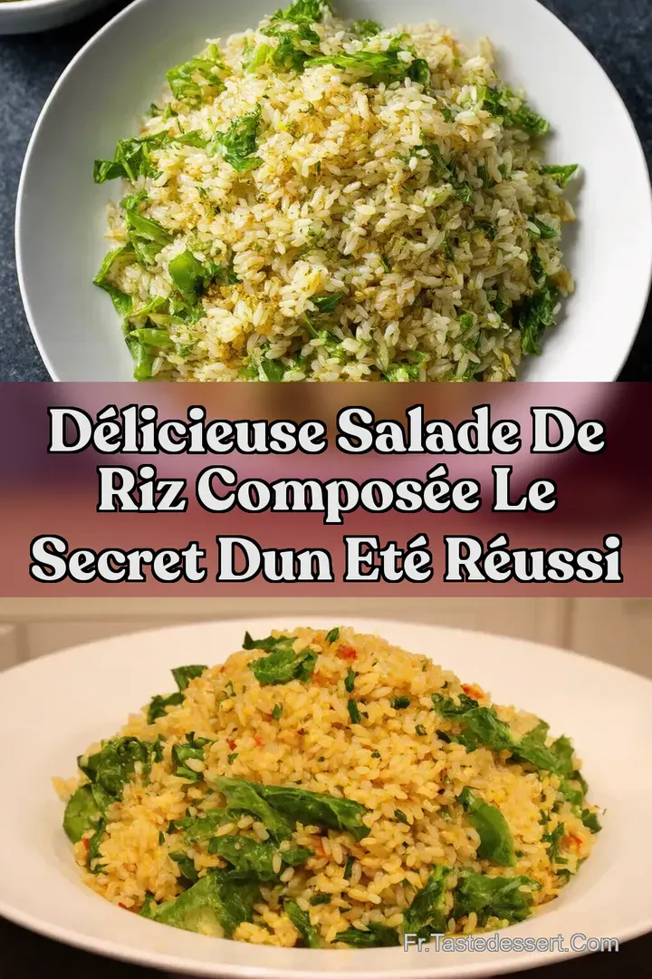 D&eacute;licieuse Salade de Riz Compos&eacute;e Le Secret dun Et&eacute; R&eacute;ussi