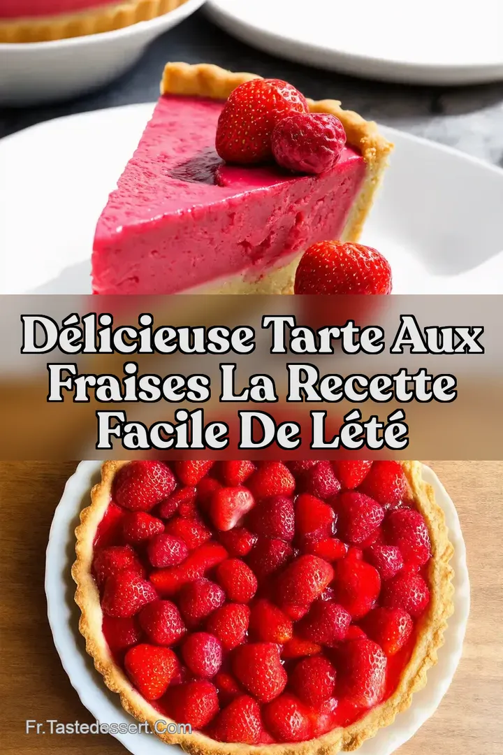 D&eacute;licieuse Tarte aux Fraises La Recette Facile de l&Eacute;t&eacute;