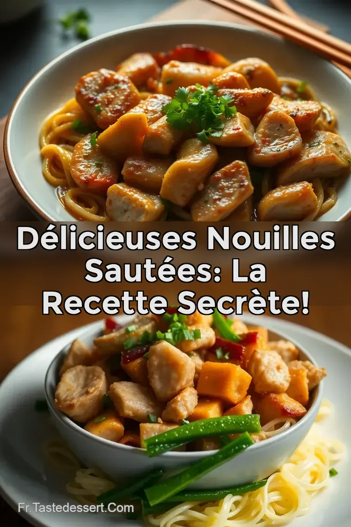 D&eacute;licieuses Nouilles Saut&eacute;es: La Recette Secr&egrave;te!