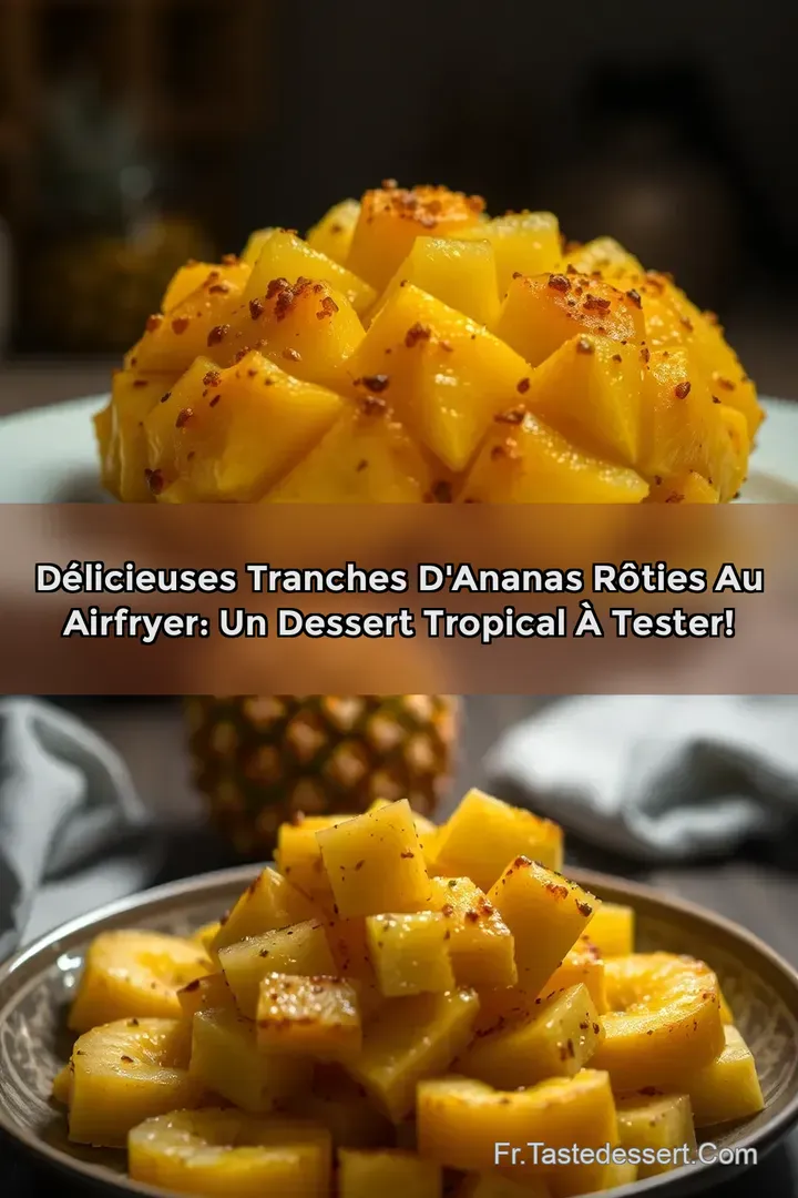 D&eacute;licieuses Tranches d Ananas R&ocirc;ties au Airfryer: Un Dessert Tropical &agrave; Tester!