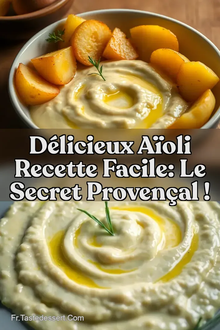 D&eacute;licieux A&iuml;oli Recette Facile: Le Secret Proven&ccedil;al !