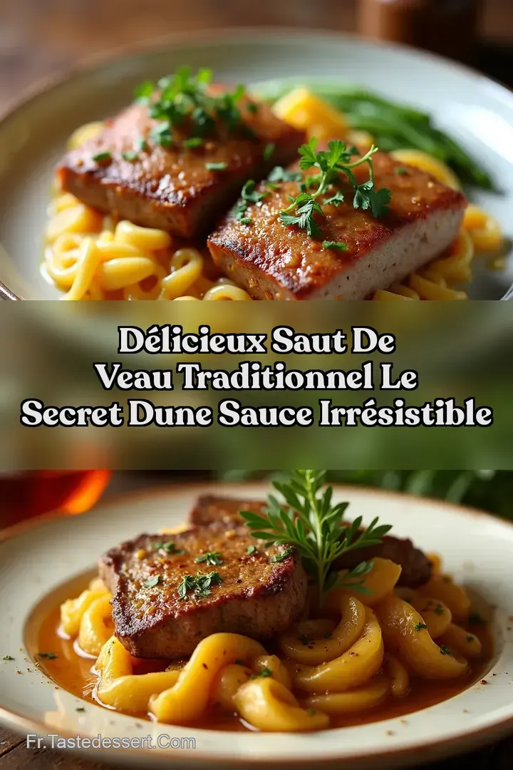 D&eacute;licieux Saut de Veau Traditionnel Le Secret dune Sauce Irr&eacute;sistible