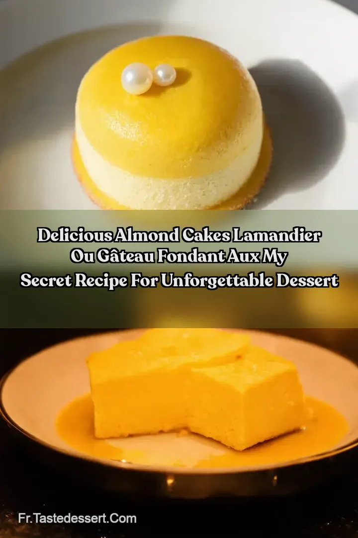 Delicious Almond Cakes Lamandier ou g&acirc;teau fondant aux My Secret Recipe for Unforgettable Dessert