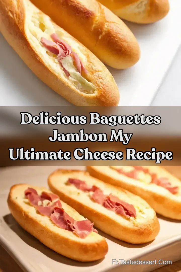 Delicious Baguettes Jambon My Ultimate Cheese Recipe