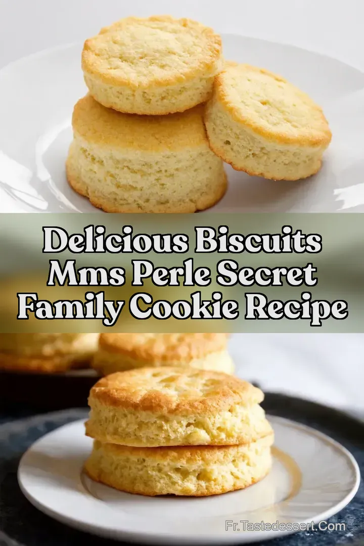Delicious Biscuits MMS Perle Secret Family Cookie Recipe