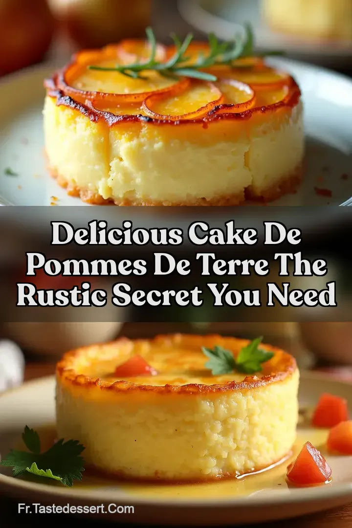 Delicious Cake de Pommes de Terre The Rustic Secret You Need