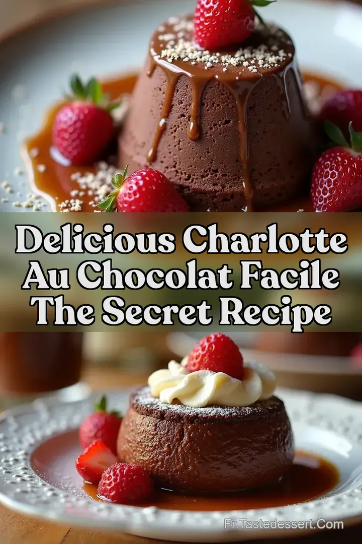 Delicious Charlotte Au Chocolat Facile The Secret Recipe