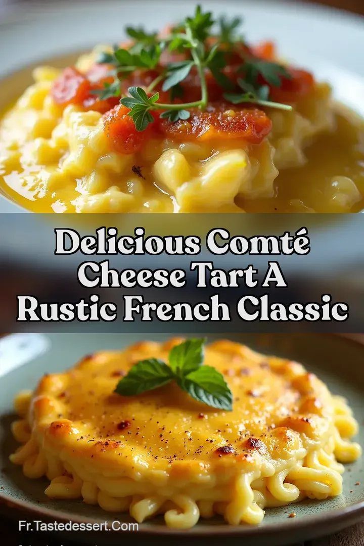 Delicious Comt&eacute; Cheese Tart A Rustic French Classic
