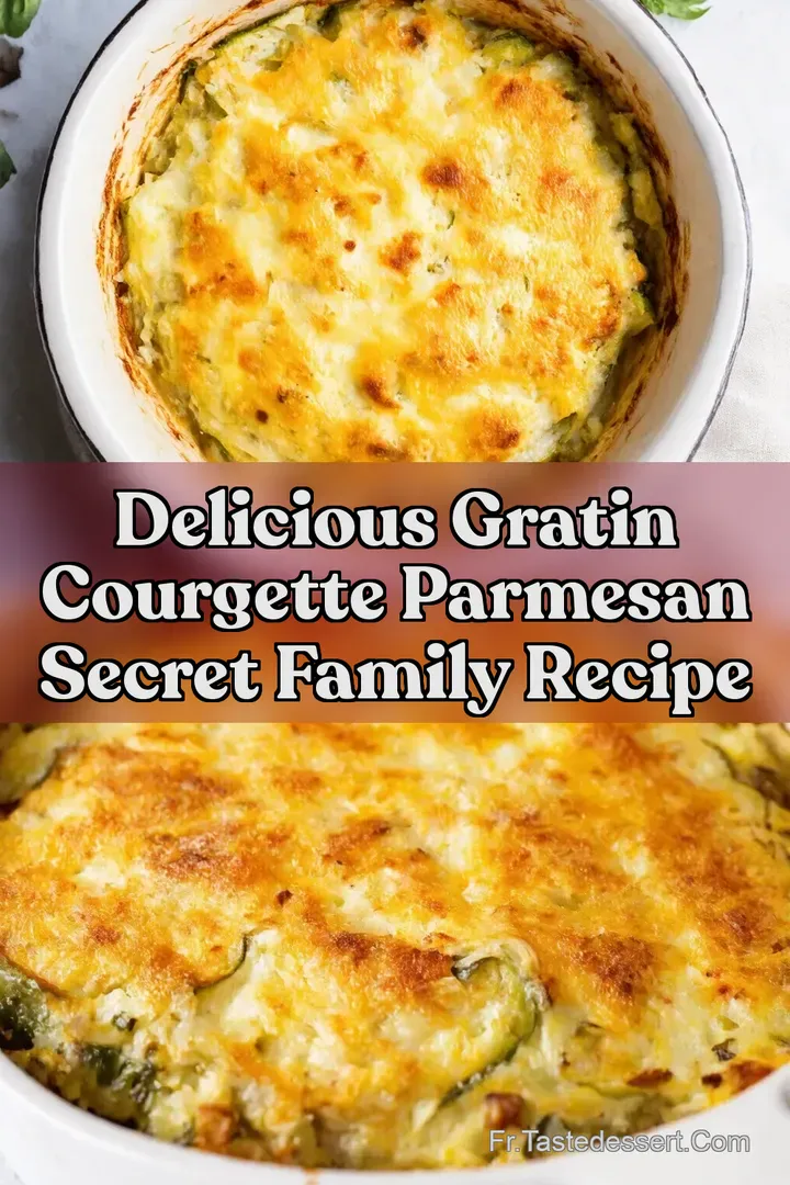 Delicious Gratin Courgette Parmesan Secret Family Recipe