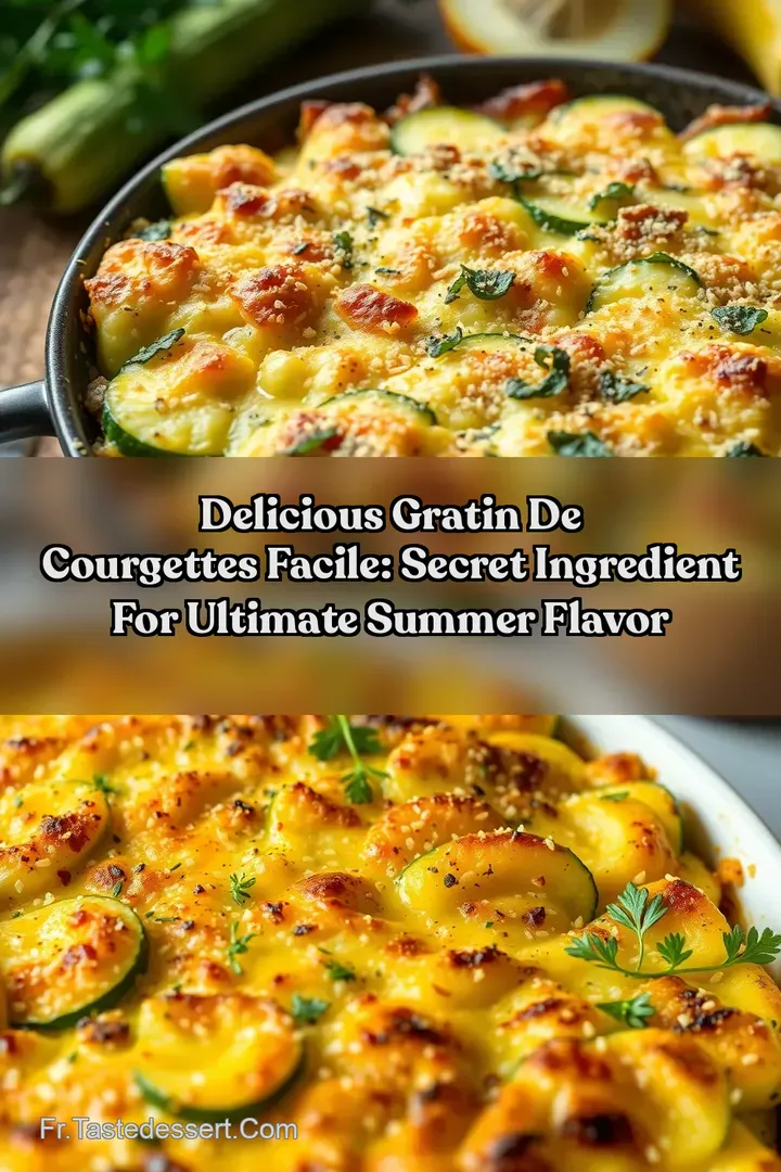 Delicious Gratin de Courgettes Facile: Secret Ingredient For Ultimate Summer Flavor