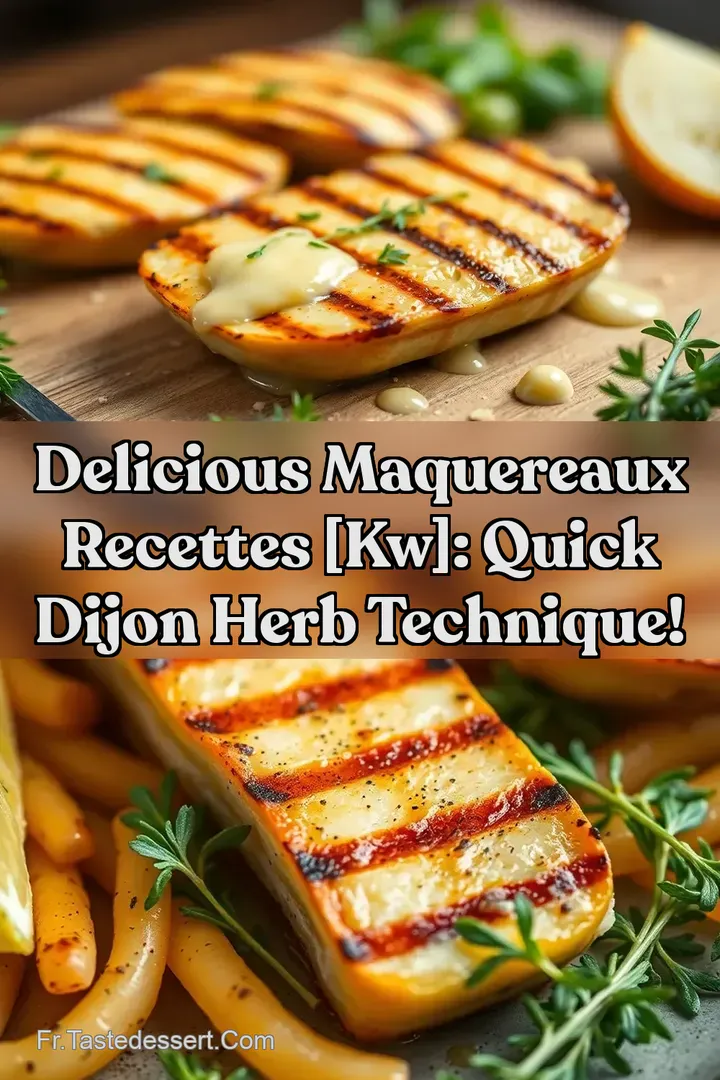 Delicious Maquereaux Recettes [kw]: Quick Dijon Herb Technique!