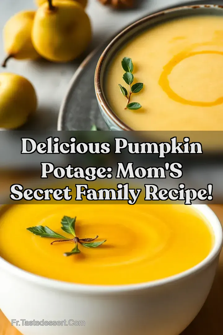 Delicious Pumpkin Potage: Mom s Secret Family Recipe!