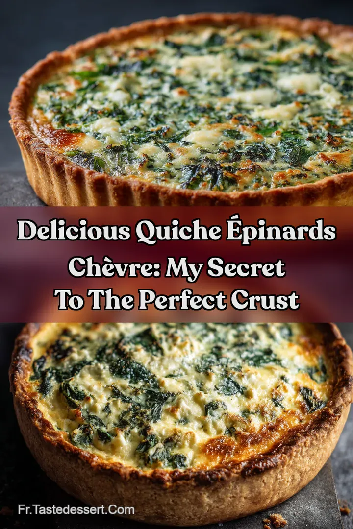Delicious Quiche &Eacute;pinards Ch&egrave;vre: My Secret to The Perfect Crust