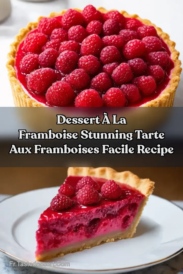 Dessert &agrave; la Framboise Stunning Tarte aux Framboises Facile Recipe