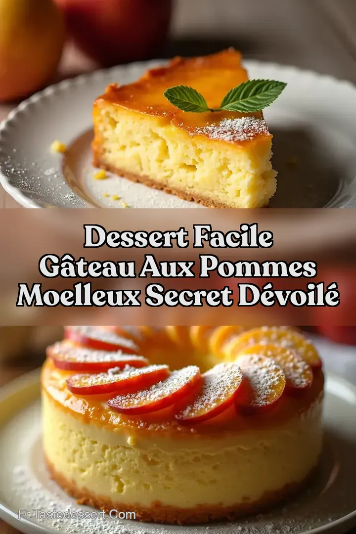 Dessert Facile G&acirc;teau Aux Pommes Moelleux Secret d&eacute;voil&eacute;