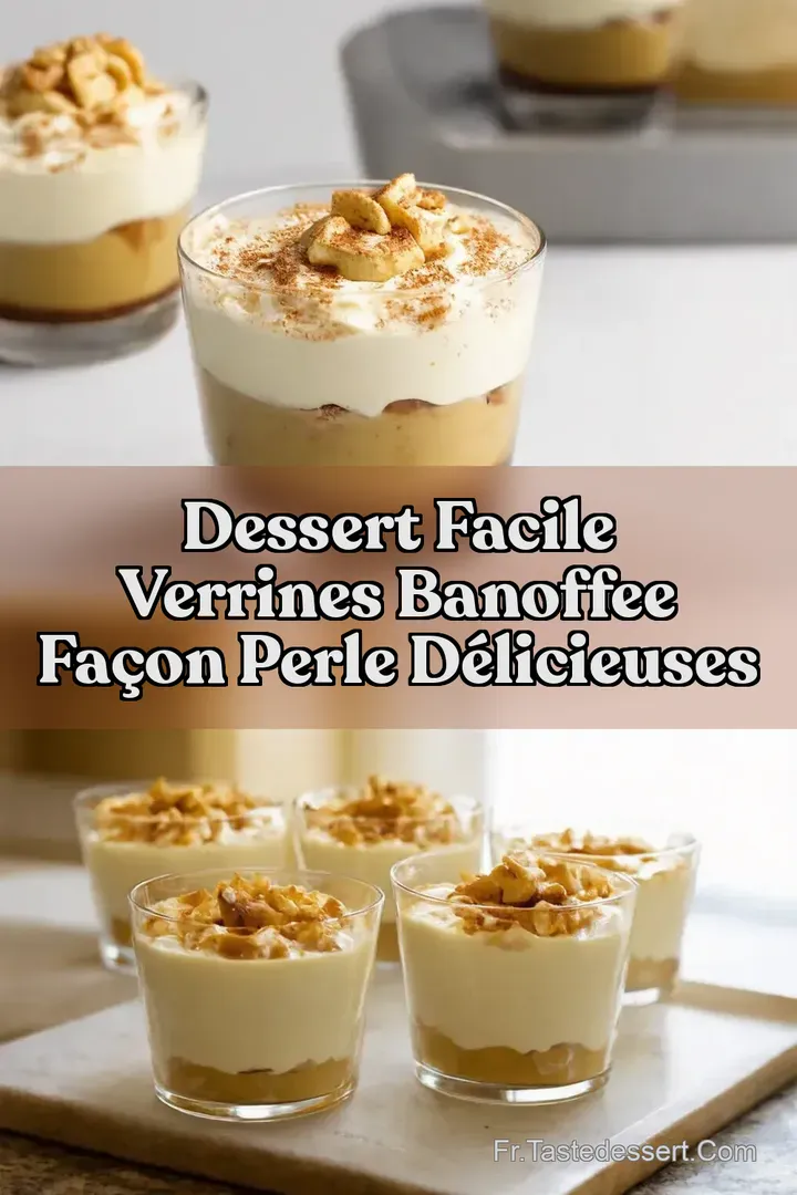 Dessert Facile Verrines Banoffee Fa&ccedil;on Perle D&eacute;licieuses