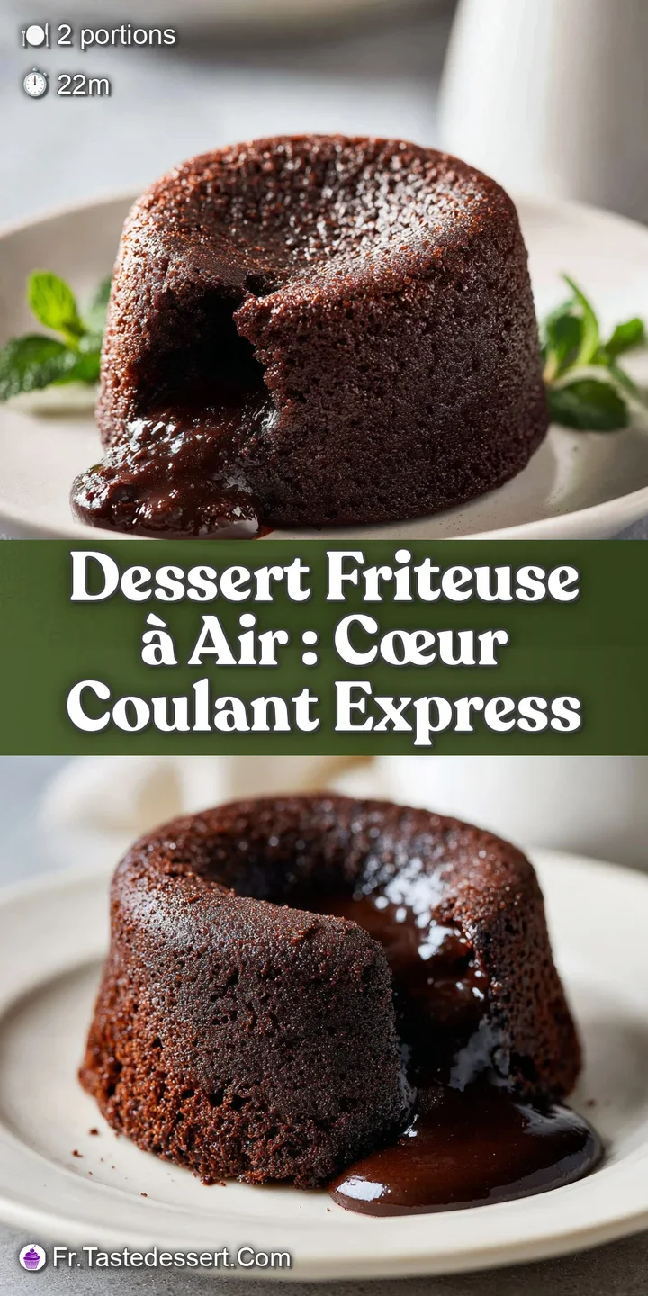 Close-up of a warm, gooey chocolate lava cake, the rich, dark chocolate oozing from its soft center.