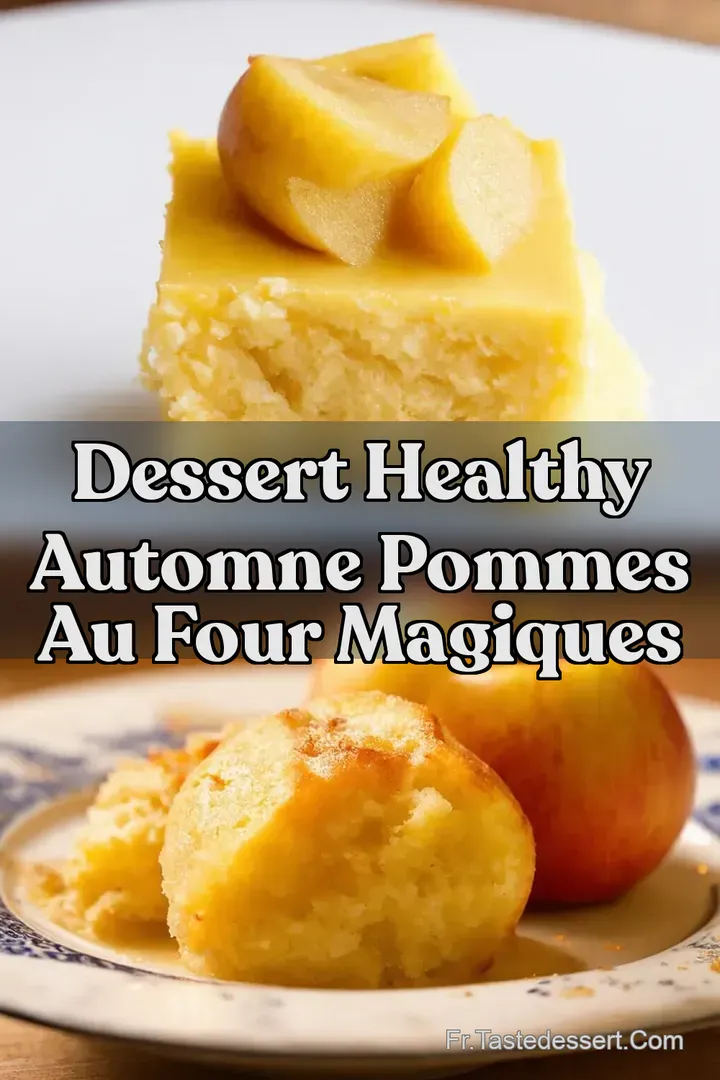 Dessert Healthy Automne Pommes au Four Magiques