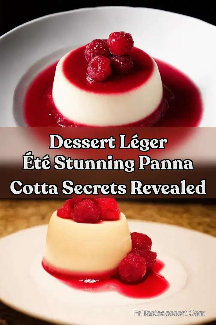 Dessert L&eacute;ger &Eacute;t&eacute; Stunning Panna Cotta Secrets Revealed