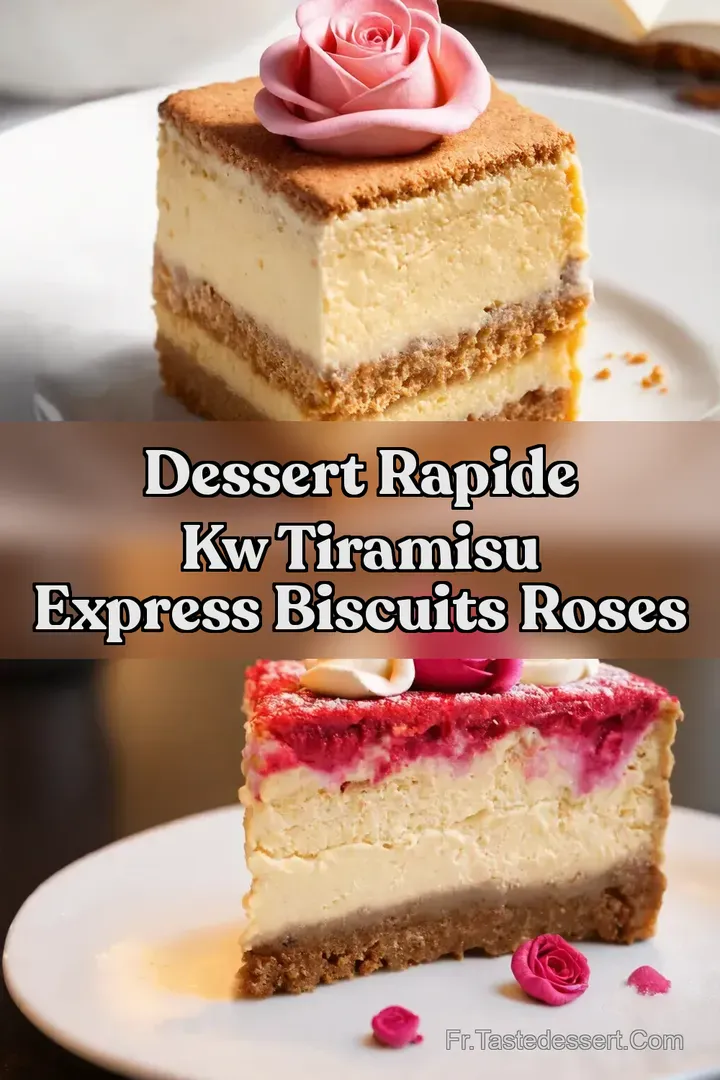 Dessert Rapide kw Tiramisu Express Biscuits Roses