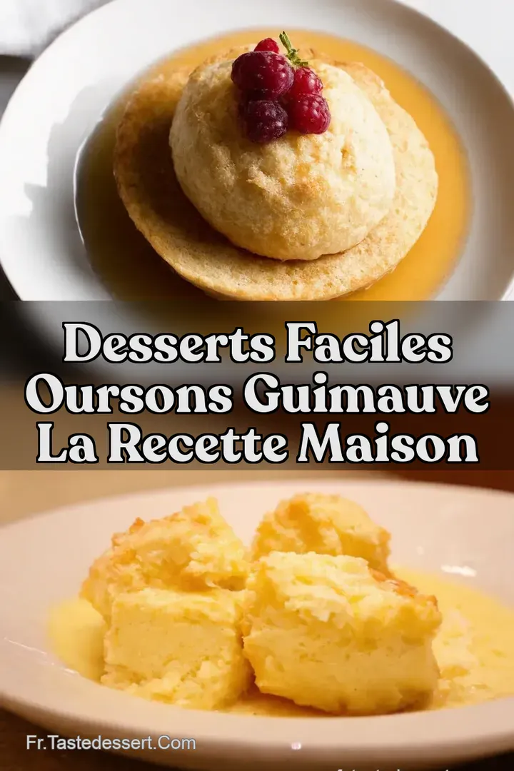 Desserts Faciles Oursons Guimauve La Recette Maison