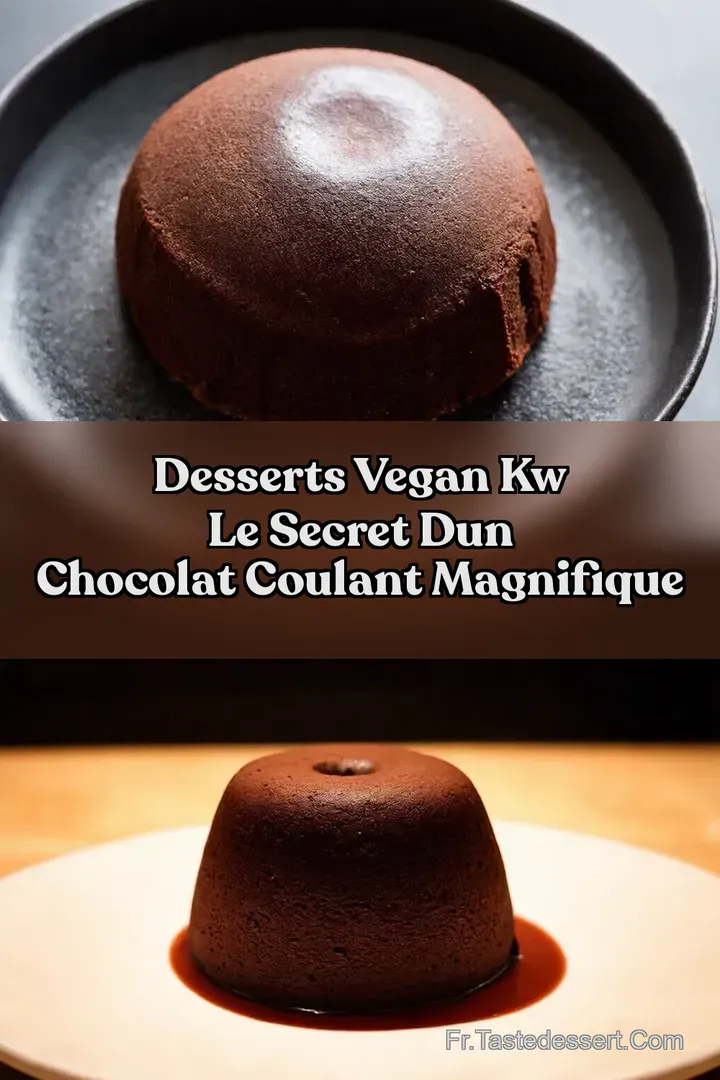 Desserts Vegan kw Le Secret dun Chocolat Coulant Magnifique