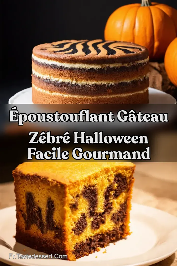 &Eacute;poustouflant G&acirc;teau Z&eacute;br&eacute; Halloween Facile Gourmand