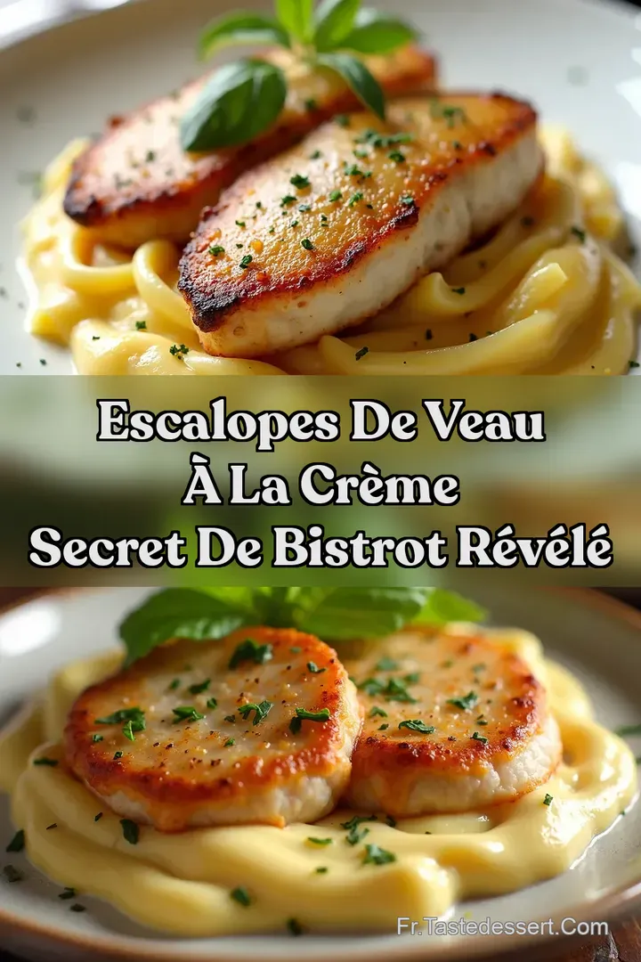 Escalopes de Veau &agrave; la Cr&egrave;me Secret de Bistrot R&eacute;v&eacute;l&eacute;