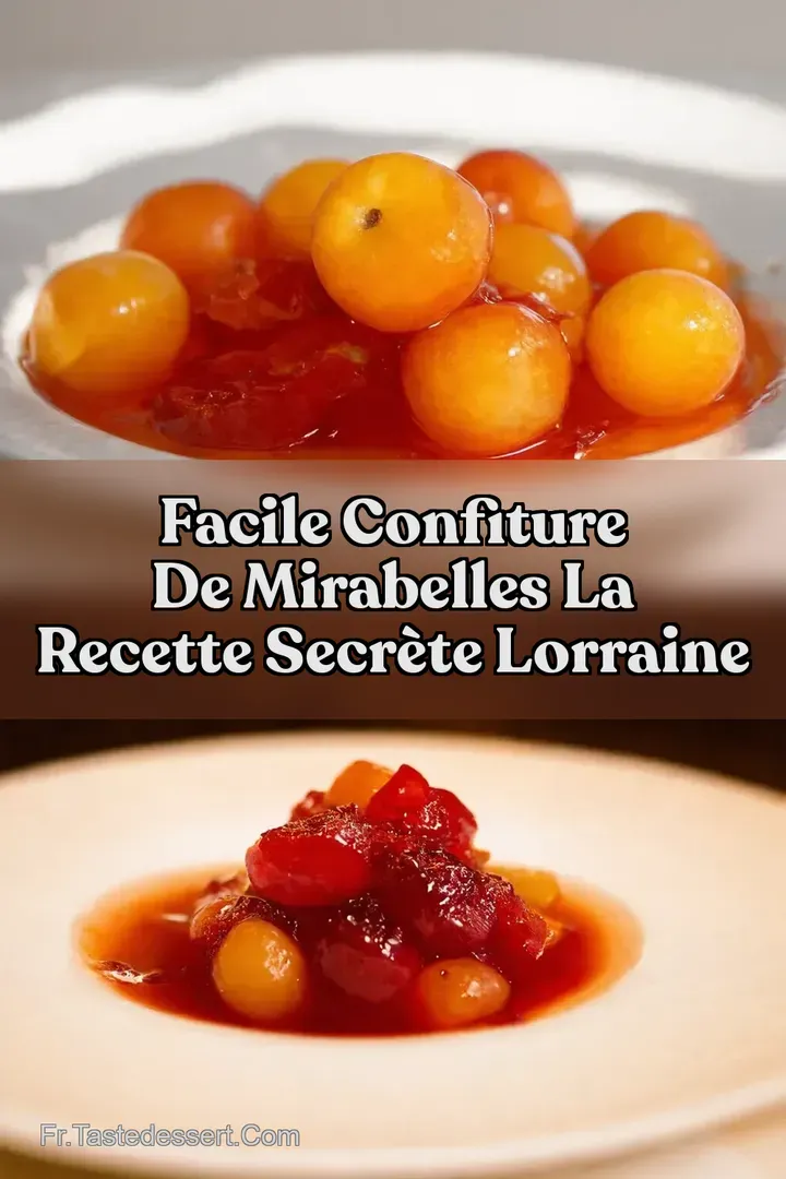 Facile Confiture de Mirabelles La Recette Secr&egrave;te Lorraine
