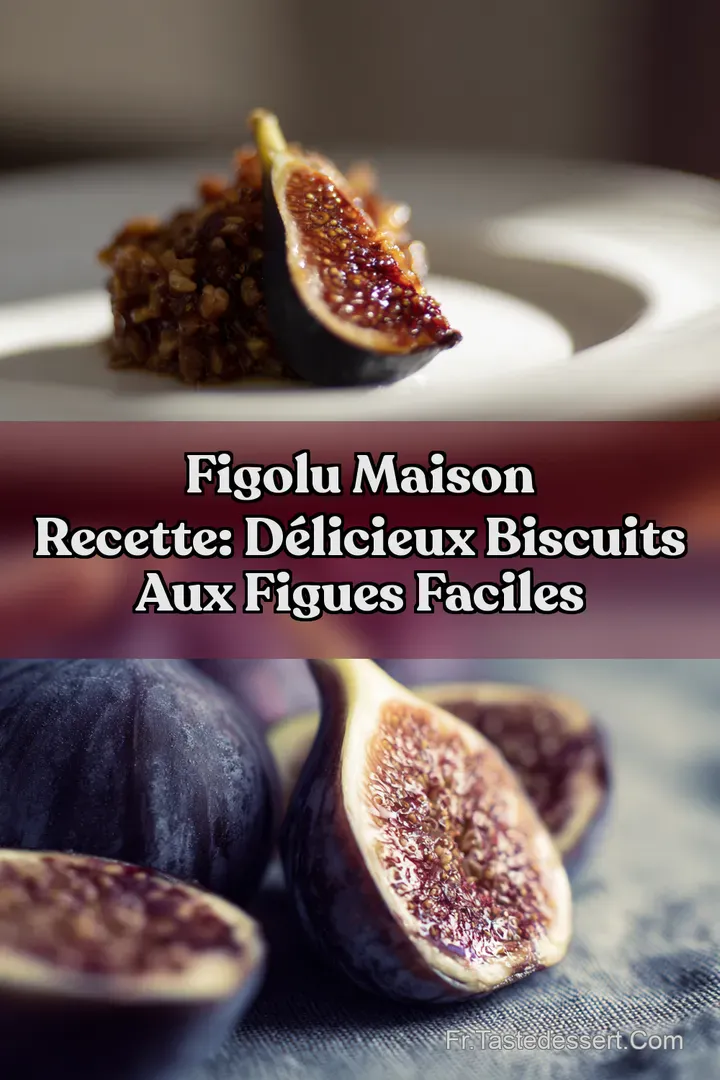Figolu Maison Recette: D&eacute;licieux Biscuits aux Figues Faciles