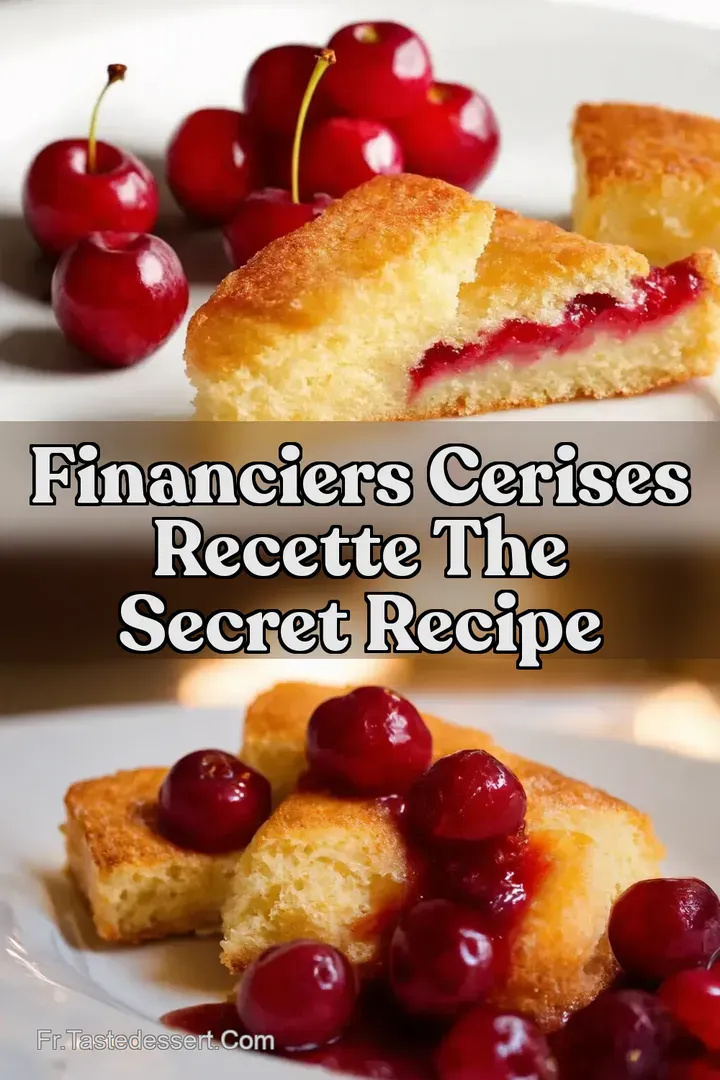 Financiers Cerises Recette The Secret Recipe