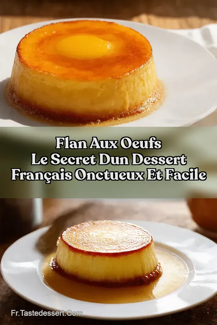 Flan Aux Oeufs Le Secret dun Dessert Fran&ccedil;ais Onctueux et Facile